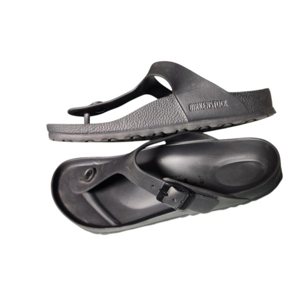 Birkenstock Gizah EVA Sandals Black Size EU 40 US 9 Waterproof - Picture 5 of 8